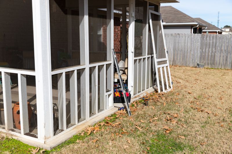 Screened in Porch Construction