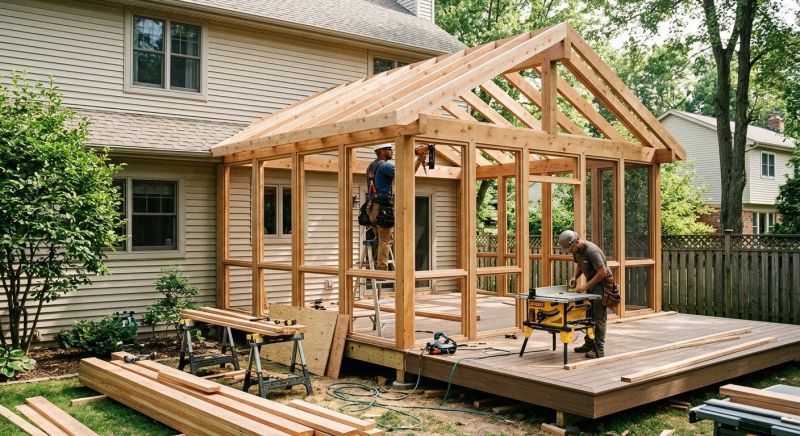 Deck Enclosure Construction in Austin, TX