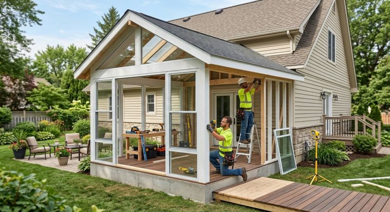 Deck Enclosure Construction in Arvada, CO