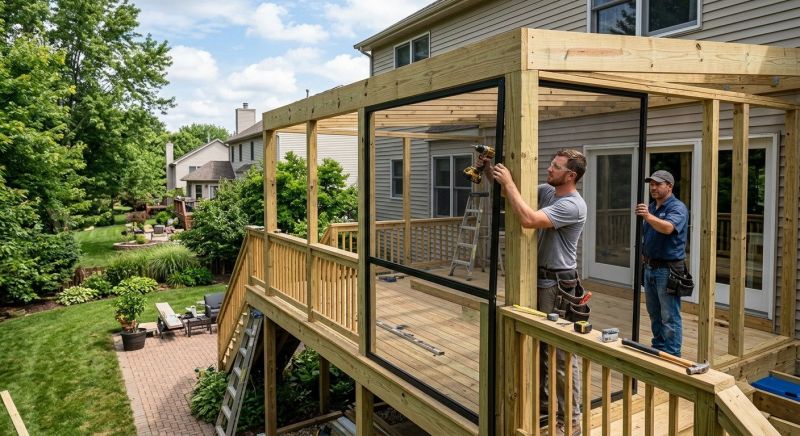 Deck Enclosure Construction in Nashville, TN