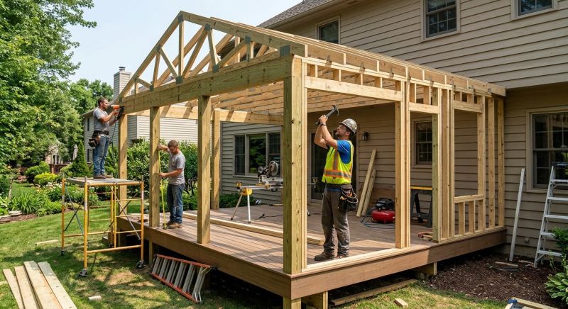 Deck Enclosure Installation in Austin, TX