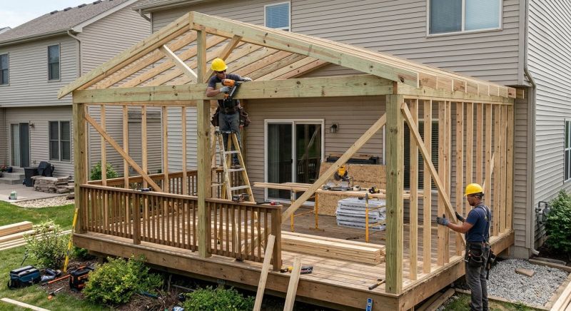 Enclosed Deck Installation in Cincinnati, OH