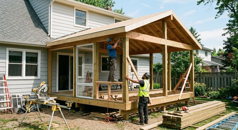 Enclosed Deck Installation in Cincinnati, OH
