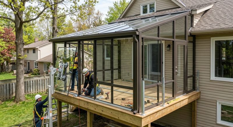 Enclosed Deck Installation in Cincinnati, OH