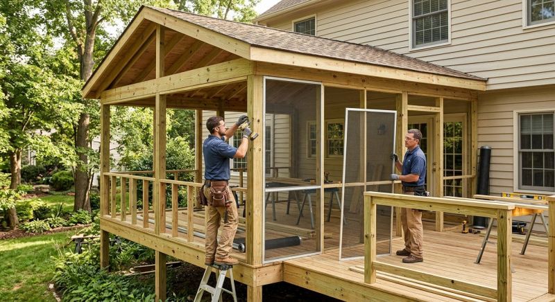 Enclosed Porch Installation in Nashville, TN