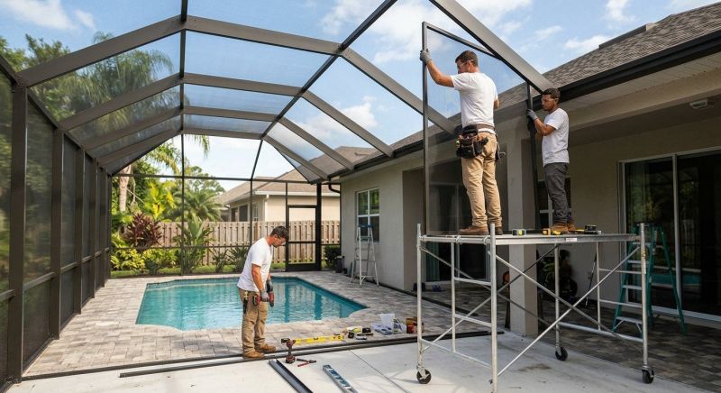 Lanai Enclosure Installation in Cincinnati, OH