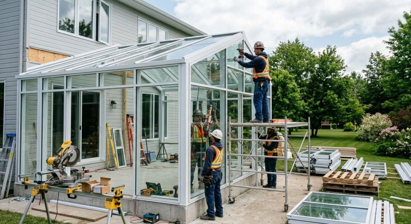 Solarium Installation in Knoxville, TN