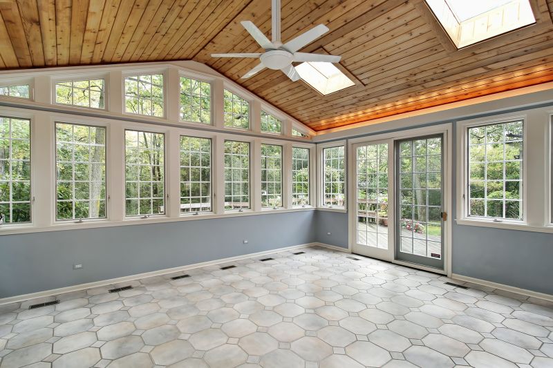 Sunroom with Professional Touches