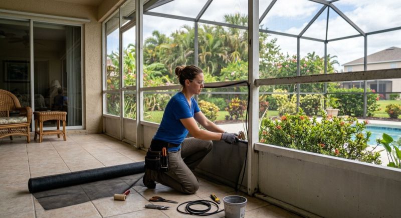 Lanai Enclosure Repair in Asheville, NC